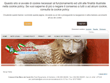 Tablet Screenshot of comune.sanmarcodeicavoti.bn.it